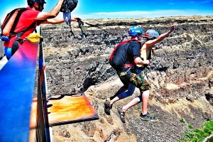 Tandem Base Jumping at the Perrine Bridge in Twin Falls, ID.