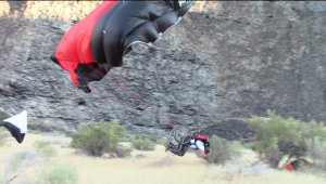 Lonnie Bissonnette completing wheel chair BASE... ending with a face plant!